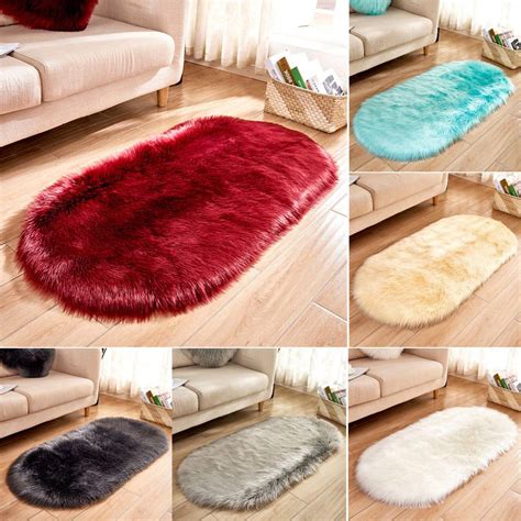 colors  slip oval plush area rug living room carpet home hotel bedroom floor mat pad