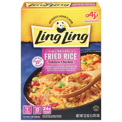Save On Ling Ling Fried Rice Japanese Style Yakitori Chicken All