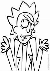 Morty Rick Xcolorings 75k 723px 1024px sketch template