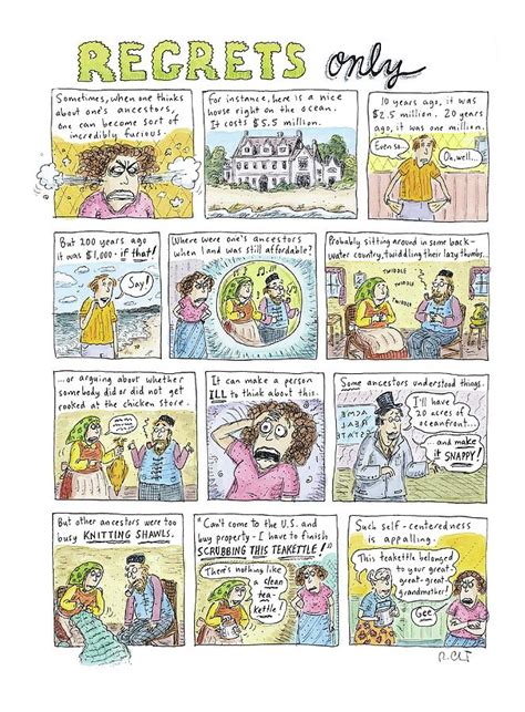 Regrets Only Drawing By Roz Chast Fine Art America