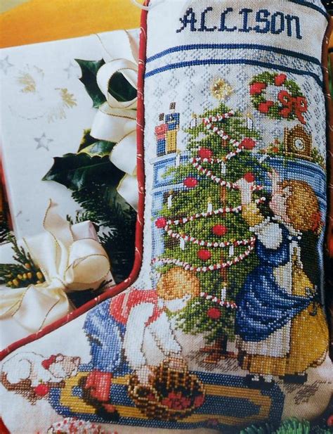 counted cross stitch christmas stocking  cross stitch patterns