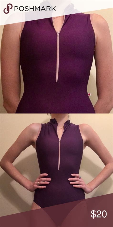 custom zipper umiko leotard in great condition super comfy and stylish