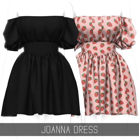 joanna dress  simpliciaty sims  downloads