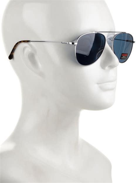 Carrera Aviator Tinted Sunglasses Silver Sunglasses Accessories