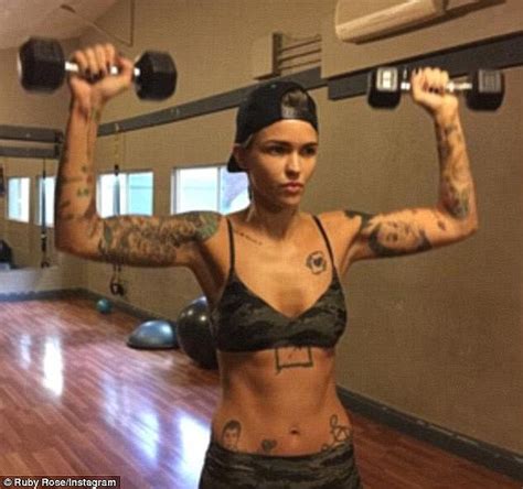 ruby rose slams body shamers for calling her too thin daily mail online