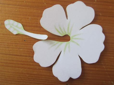hibiscus paper flower template