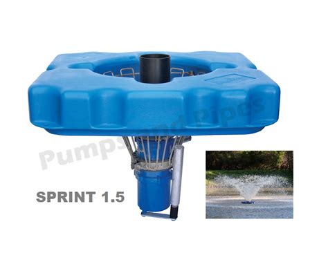 single phase floating dam aeration pump sprint  aerator extra cable  required pumps