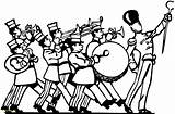 Band Coloring Pages Marching Color Getcolorings Printable sketch template