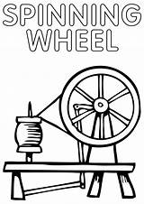 Wheel Coloring Spinning Pages sketch template