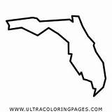 Florida Coloring Map Pages sketch template