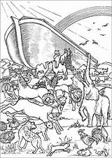 Noahs Arca Noe Arche Noach Ausmalbilder Ararat Dibujo Genesis Regenbogen Bahtera Mewarnai Nuh Testament Biblical Leaving Holyhome Praying Arken Malvorlagen sketch template