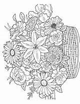 Kolorowanki Kolorowanka Kwiaty Druku Doroslych Flower Relaksacyjne Drukowania Dorosłych Kwiatami Kwiatów Relaksacyjna Zapisano sketch template