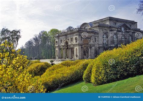 belgian royal palace  laeken stock  image
