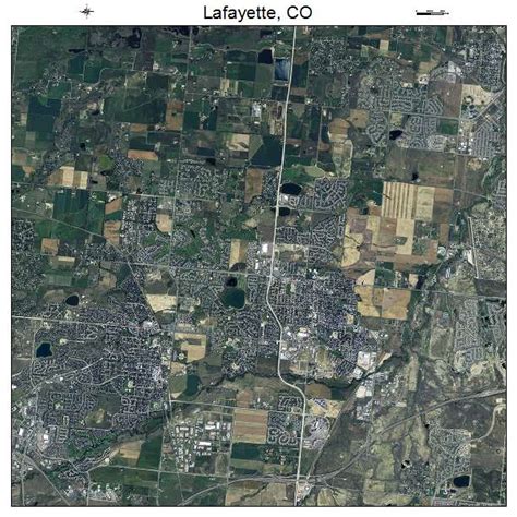 aerial photography map  lafayette  colorado