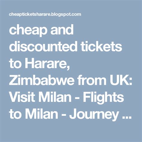 cheap  discounted   harare zimbabwe  uk visit milan flights  milan