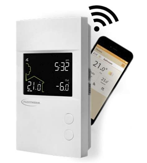 flextherm flp electronic programmable thermostat wifi remote access