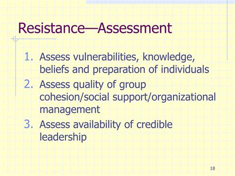 resistance resilience recovery powerpoint  id