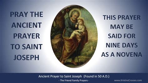 pray  ancient prayer  saint joseph    ad youtube