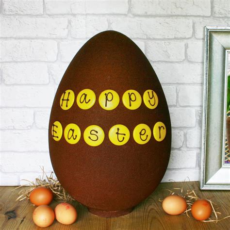 giant easter egg  james chocolates notonthehighstreetcom