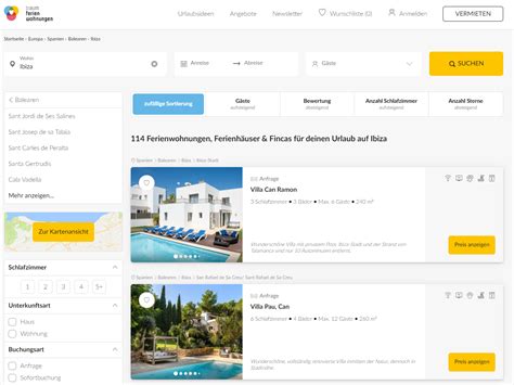 vacation rental websites  travelers
