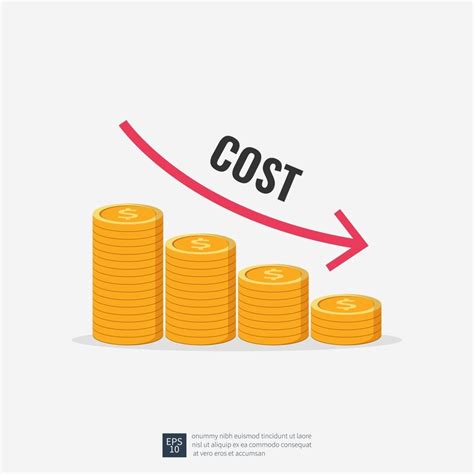 costs reduction costs cut costs optimization business concept  vector art  vecteezy