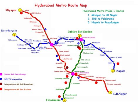 hyderabad metro route map