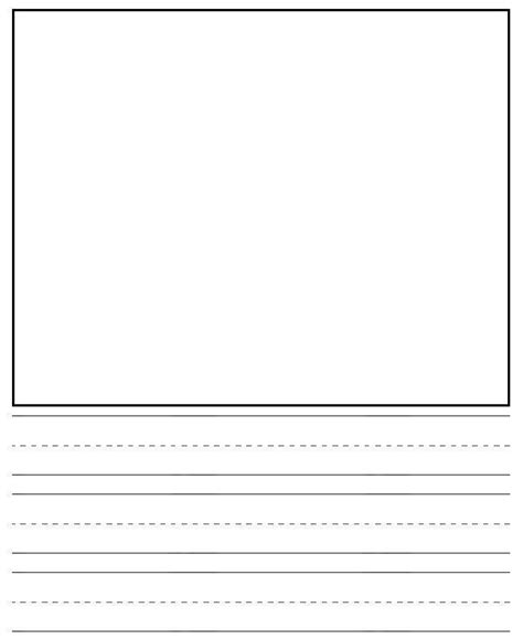 kindergarten blank writing worksheets  worksheet