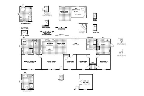 floorplan clayton homes mobile home floor plans absolute