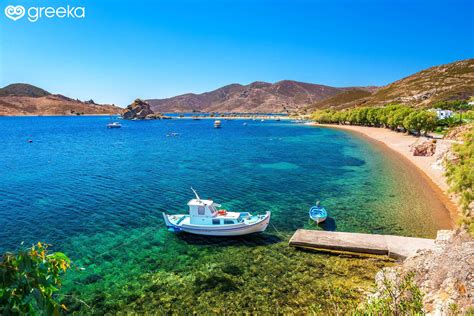 beaches  patmos greece greeka