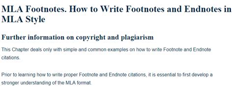write footnotes  endnotes  mla style  research guide