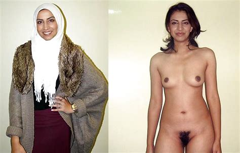 hijabi dressed and undressed