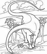 Diplodocus Sauropod Dinosaur Pages Coloring Dinosaurs sketch template