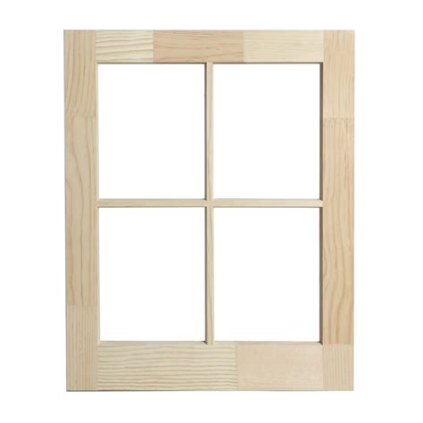 frontline bldg products      unfinished wood single hung barn window sash  lowescom