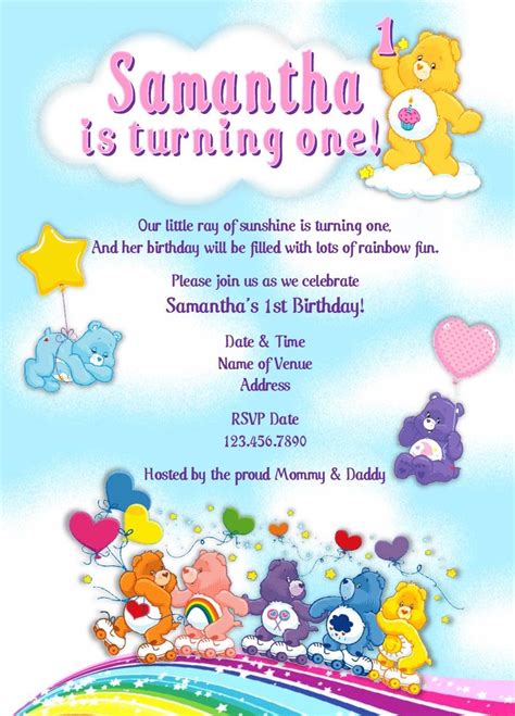printable personalized diy care bears  christinecreationssi