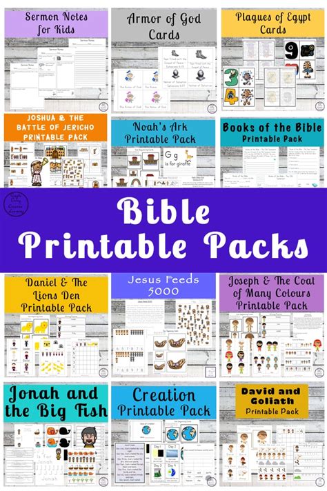 printable bible story  kids