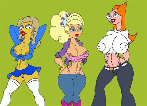 rule 34 3girls aged up amy the simpsons areola slip