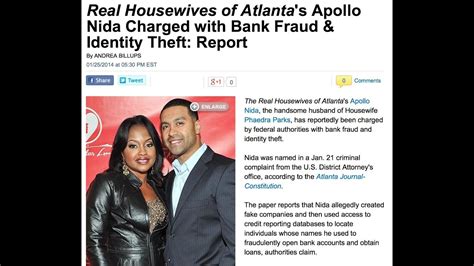 rhoa phedra s huband apollo arrested for fraud and identity theft youtube