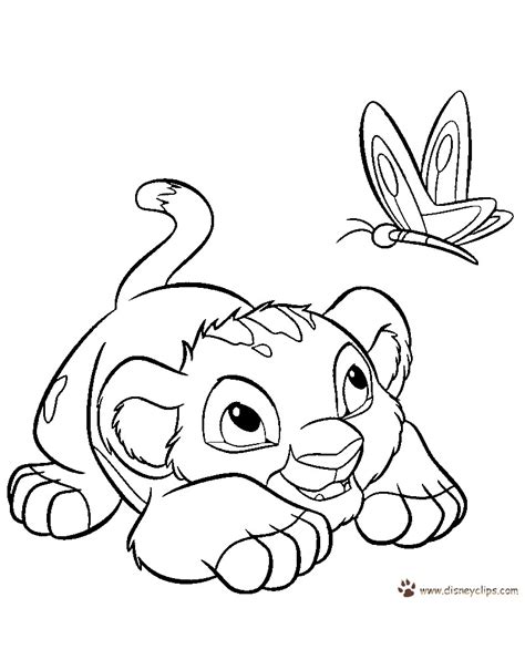 ideas  baby lion coloring pages home family style