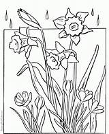 Kolorowanki Wiosenne Ogrodzie Prace Colorat Primavara Adults Dzieci Wiosna Plansa Coloringhome Planse Springtime sketch template