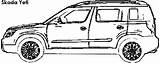 Skoda Yeti Duster Dacia Coloring Vs Compare Car Dimensions sketch template
