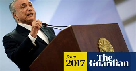 audio at heart of bribery scandal was doctored claims brazil president