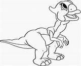 Land Before Coloring Time Pages Dinosaur Printable Ducky Cera Kids Drawing Cartoon Print Template Petrie sketch template