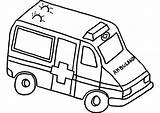 Ambulance Drawing Coloring Transportation Pages Printable Getdrawings Drawings sketch template
