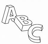 Abc Coloring Pages Kids Printable Letters Alphabet Bestcoloringpagesforkids Coloring4free Online Thecolor Gif Via Template sketch template