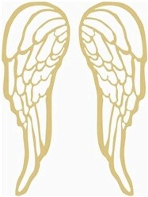 solid angel wings unfinished cutout wooden shape paintable wooden mdf