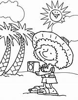 Tourist Hawaii Coloring Getdrawings Drawing Foreign sketch template