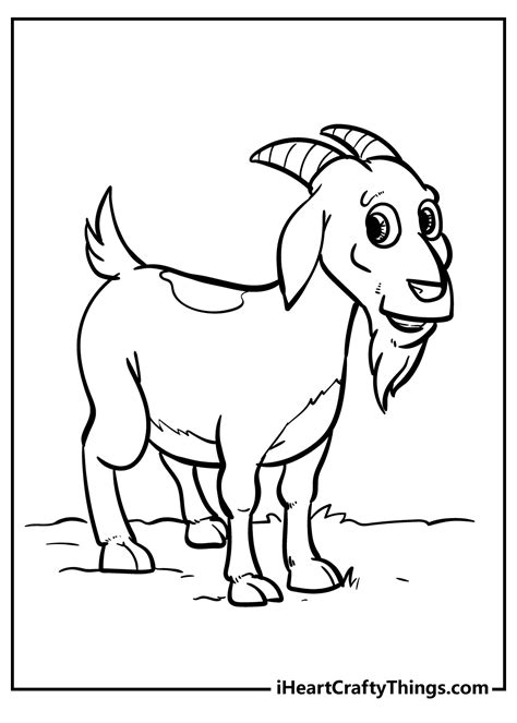 nubian goat coloring pages