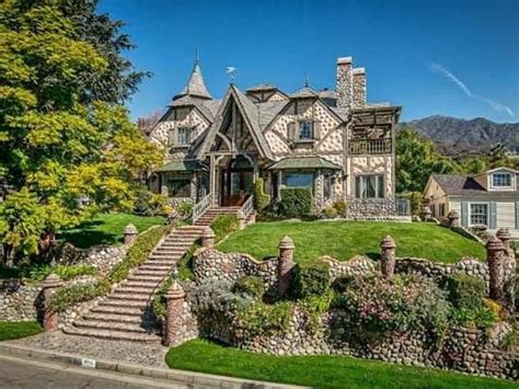 hollywood storybook mansion  burbanks  fairytale homes pinterest storybook