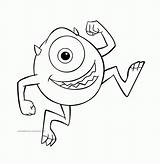 Wazowski Mike Coloring Drawing Pages Baby Clipart Deviantart Sketch Popular Getdrawings Library sketch template