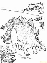 Coloring Dinosaur Pages Stegosaurus Printable Jurassic Kids Armored Colouring Color Park Dinosaurs Sheets Book Dino Activity Birthday Activities Print Adult sketch template